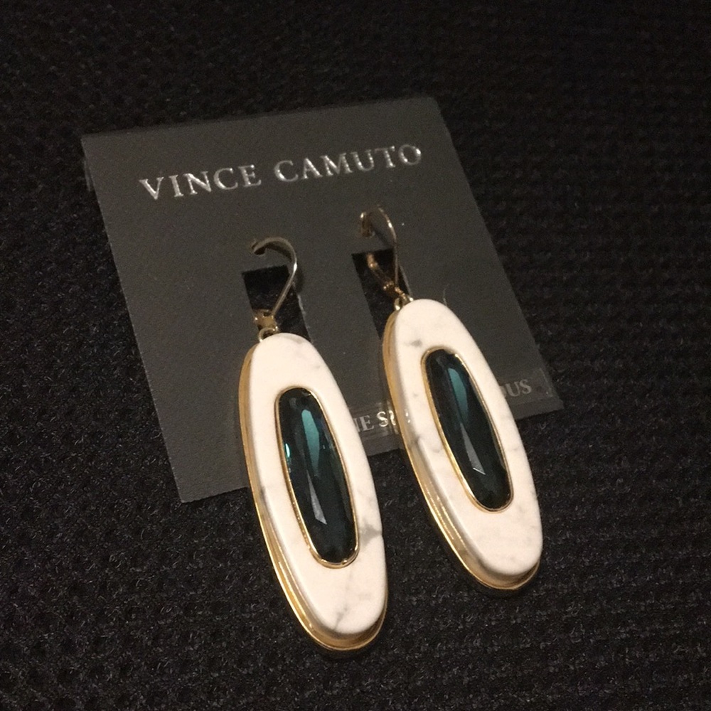 Vince Camuto Genuine Semi-Precious Stone Earrings
